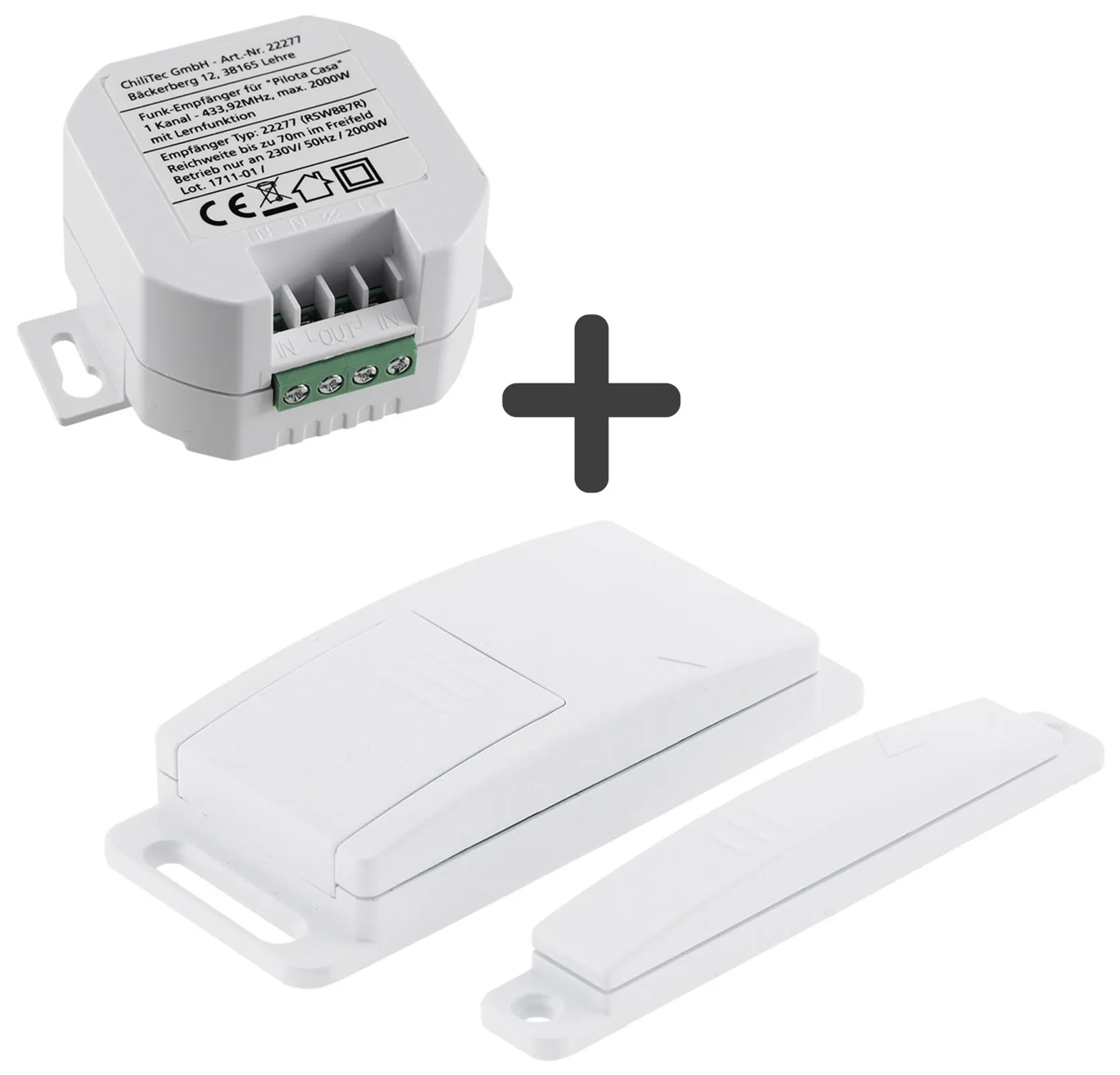 Funk Abluftsteuerung UP „Pilota Casa“ z.B. für Dunstabzugshauben, max. 2000W Funk Abluftsteuerung UP „Pilota Casa“ z.B. für Dunstabzugshauben, max. 2000W