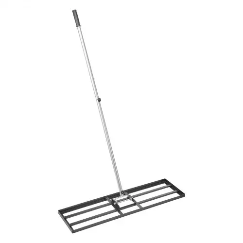 VEVOR Rasenrakel, Levelingrake mit 213 cm Griff, 914x254 mm Bodenplatte, rostbeständiger Nivellierrechen aus Karbonstahl, 3 Höhen verstellbar, Rasennivellierungswerkzeug für den Garten & Golfplätze – Bild 9