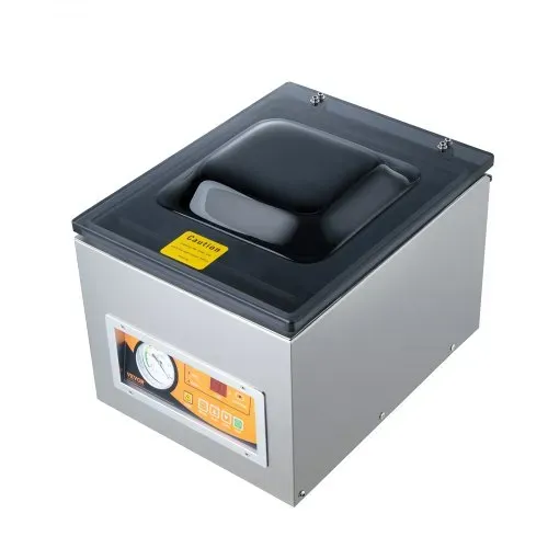 VEVOR Kammer-Vakuumierer 260 W Vakuumiergerät für feuchte Lebensmittel Fleisch Marinaden usw. kompakte Größe mit 26 cm Versiegelungslänge Anwendung in der privaten Küche und im gewerblichen Bereich – Bild 9