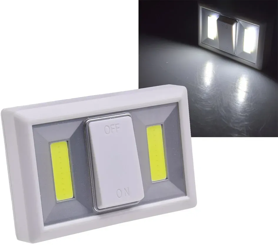 LED Klebeleuchte “CTK2 COB” Batteriebetrieb, 240lm, 6000k, Magnet LED Klebeleuchte “CTK2 COB” Batteriebetrieb, 240lm, 6000k, Magnet