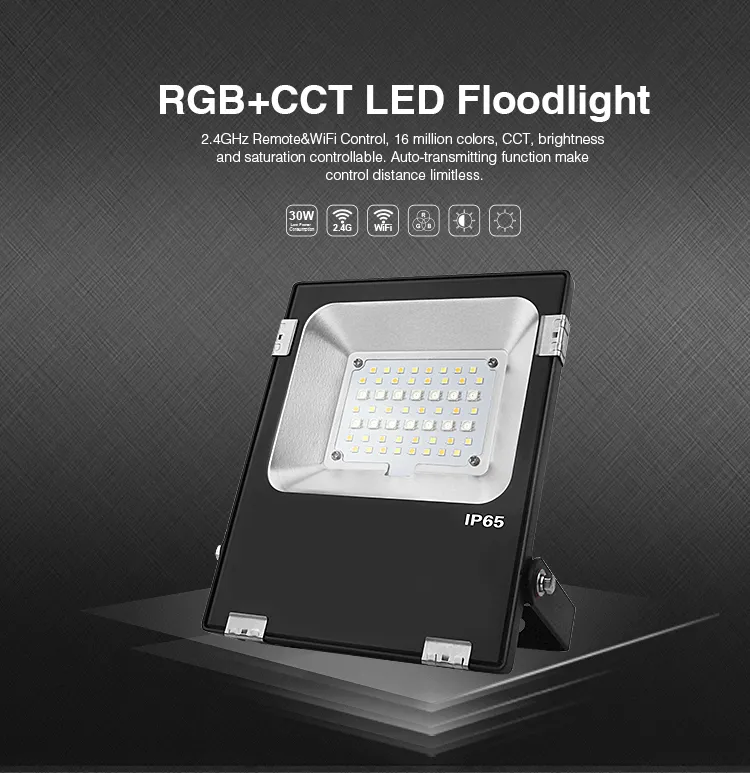 MiBoxer FUTT04 LED Flächenstrahler 20W RGB-WW (RGB-CCT) IP65 230V MiBoxer FUTT04 LED Flächenstrahler 20W RGB-WW (RGB-CCT) IP65 230V