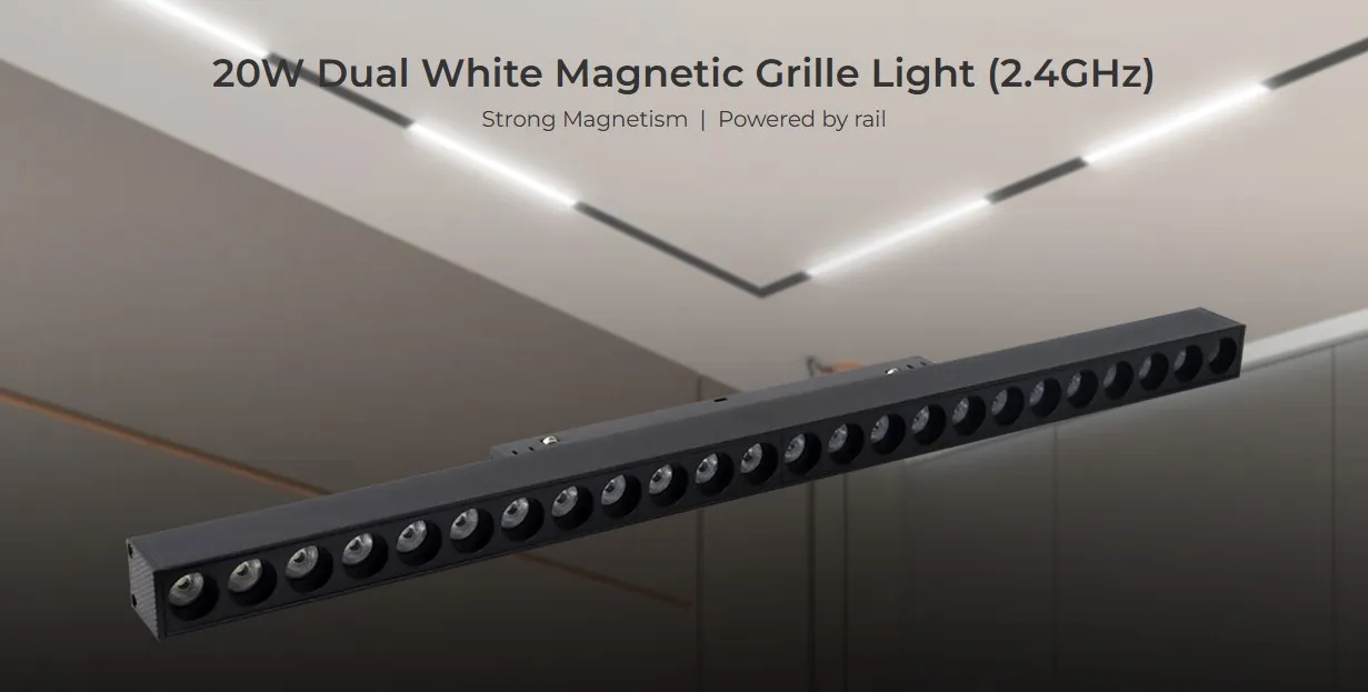 MiBoxer MG2-20N-ZL V2 LED 48V Track Grille Light 20W CCT 2,4G – Bild 3