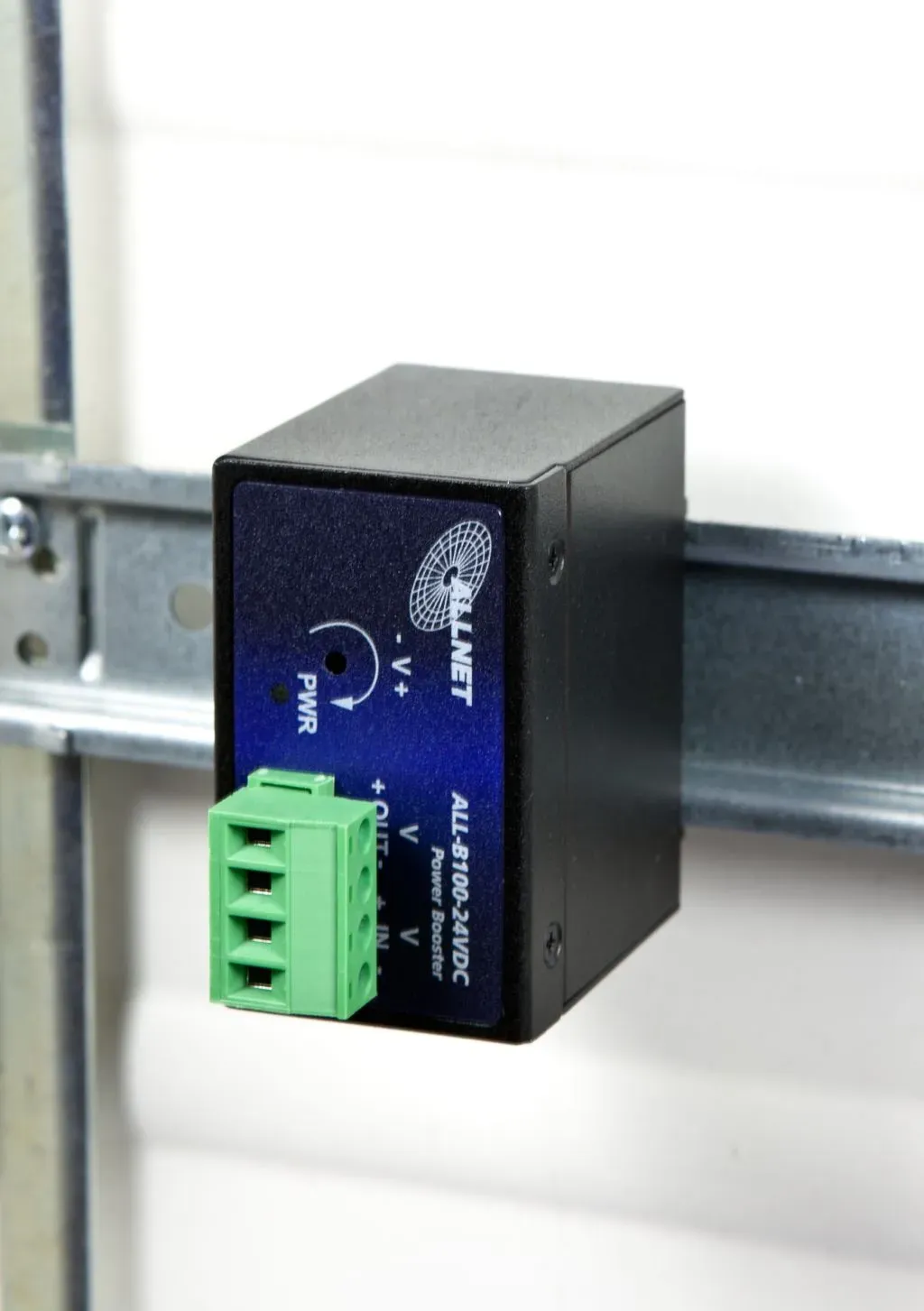 ALLNET Power-Booster 24VDC to 48~55VDC max. 95W HUT/DIN-Mounting ALL-B100-24VDC – Bild 2