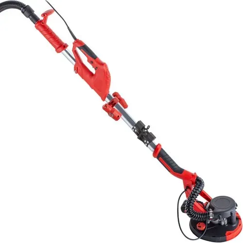VEVOR Exzenterschleifer 225 mm, Schleifmaschine Werkzeug 710W, Schleifmaschine 800-1750 U / min 3m Netzkabel mit LED-Scheinwerfern am Griff, Vakuumbeutel, Handschuhe, Schutzbrille – Bild 10