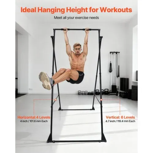 VEVOR Yoga-Ständerrahmen Schaukelständer mit max. 200 kg Tragkraft & EVA-Schaum & 4-stufiger horizontaler & 6-stufiger vertikaler Einstellung, multifunktionales Hängemattengestell (nur Rahmen) – Bild 4