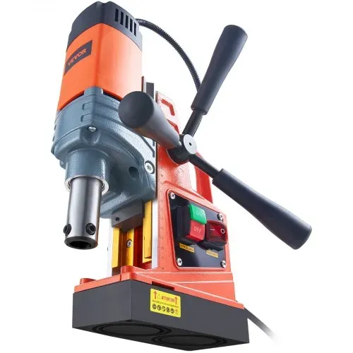 VEVOR Profi Kernbohrmaschine Magnetbohrmaschine 1300 W, Kernbohrmaschine Magnetbohreinheit 13000 N 40 mm, 810 U/min Magnetkernbohrsystem für Schiffsbau, Brückenbau, Windkrafterzeugung – Bild 8
