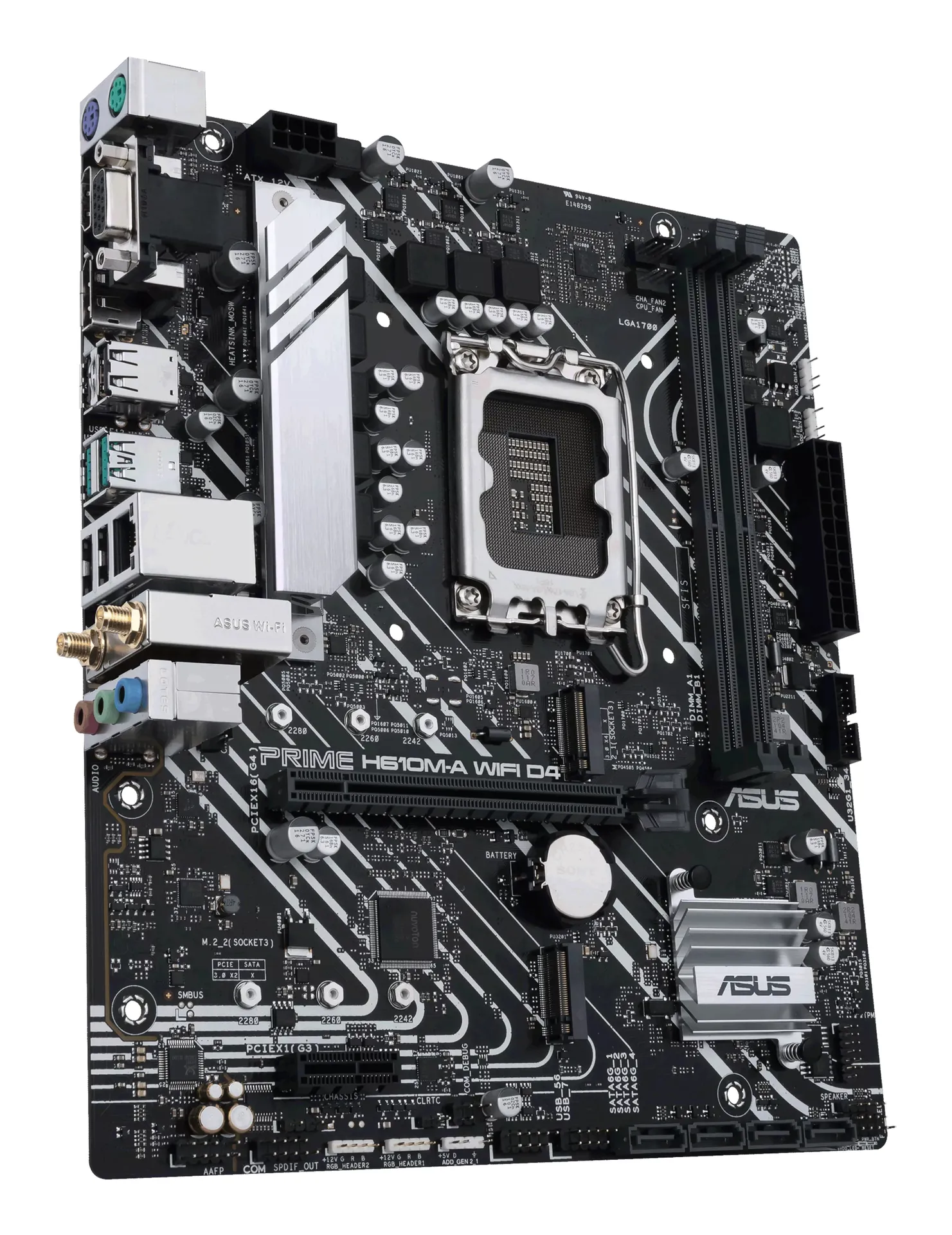 ASUS PRIME H610M-A WIFI D4 Intel H610 LGA 1700 micro ATX – Bild 4