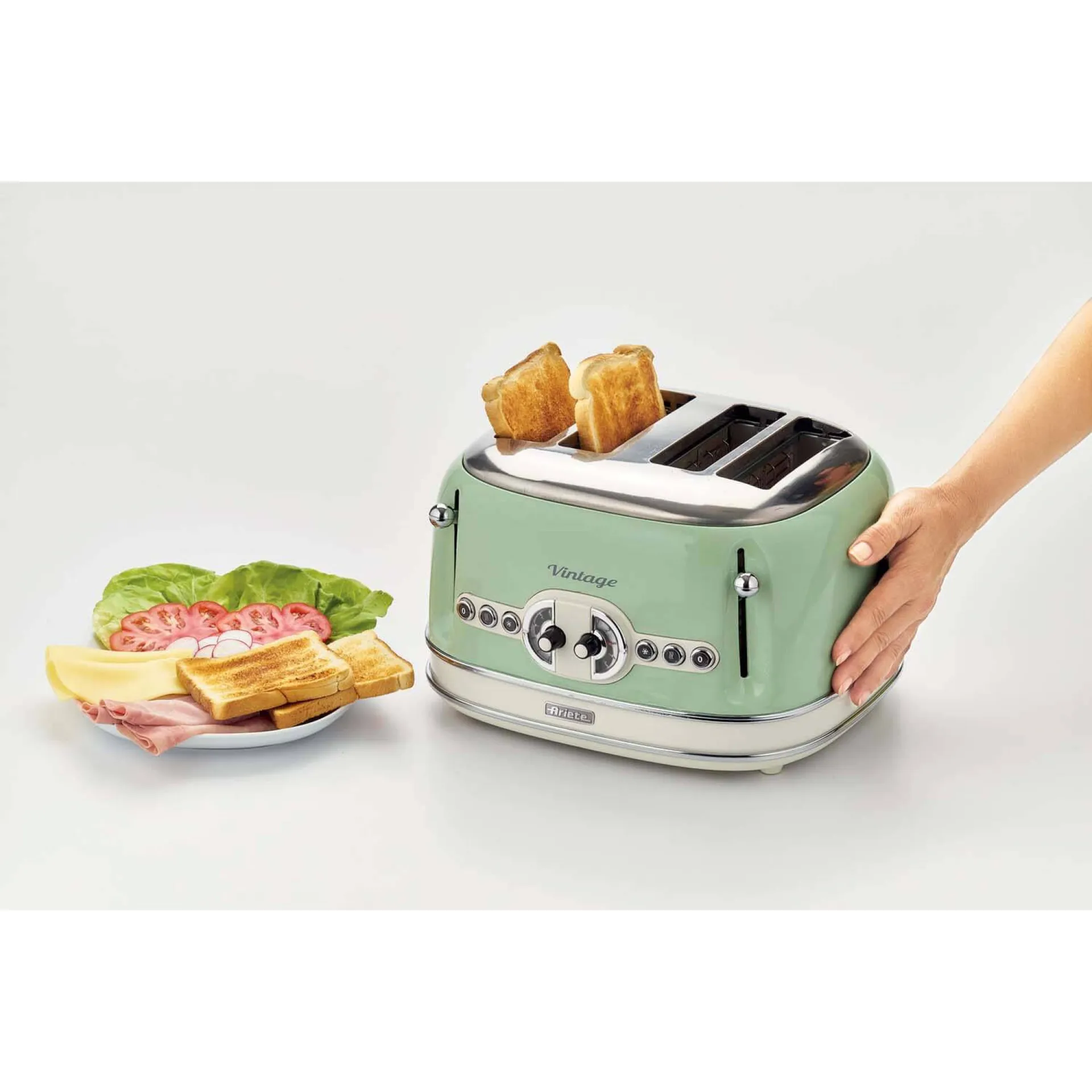 Ariete 0156/04 6 4 Scheibe(n) 1600 W Grün – Bild 6