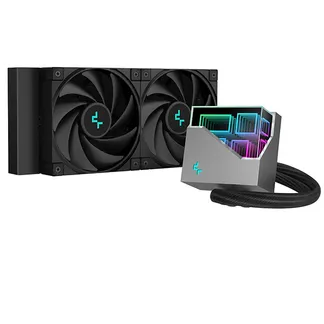 DeepCool LT520 Prozessor All-in-One-Flüssigkeitskühler 12 cm Schwarz 1 Stück(e) DeepCool LT520 Prozessor All-in-One-Flüssigkeitskühler 12 cm Schwarz 1 Stück(e)