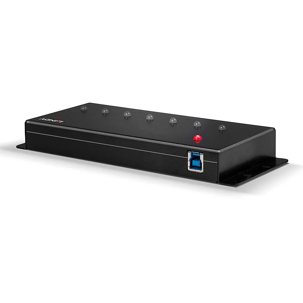 Lindy 43128 Schnittstellen-Hub 5000 Mbit/s Schwarz – Bild 2