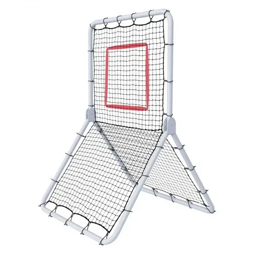 VEVOR Baseball- und Softball-Rebounder-Netz, 3,5 x 6 Fuß PitchBack Baseball Pitching Nest, Softball Pitchback-Netz, Fielding-Trainer, Bounce-Back-Netz für Fielding-/Wurfübungen, 5 einstellbare Winkel – Bild 9