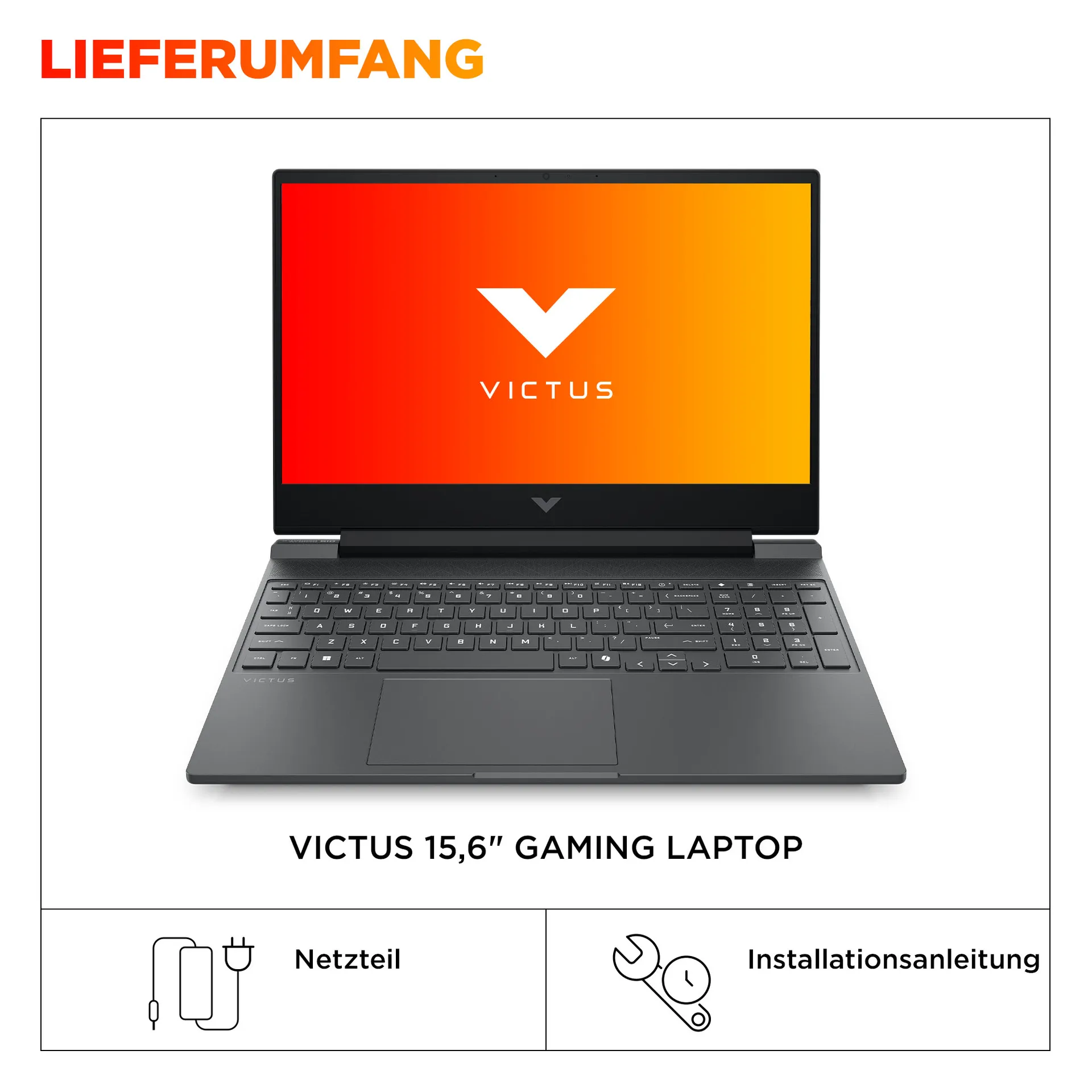 HP Victus Gaming 15-fa2160ng Intel® Core™ i5 i5-13420H Laptop 39,6 cm (15.6") Full HD 24 GB DDR5-SDRAM 512 GB SSD NVIDIA GeForce RTX 5050 Wi-Fi 6 (802.11ax) Windows 11 Home Schwarz – Bild 5