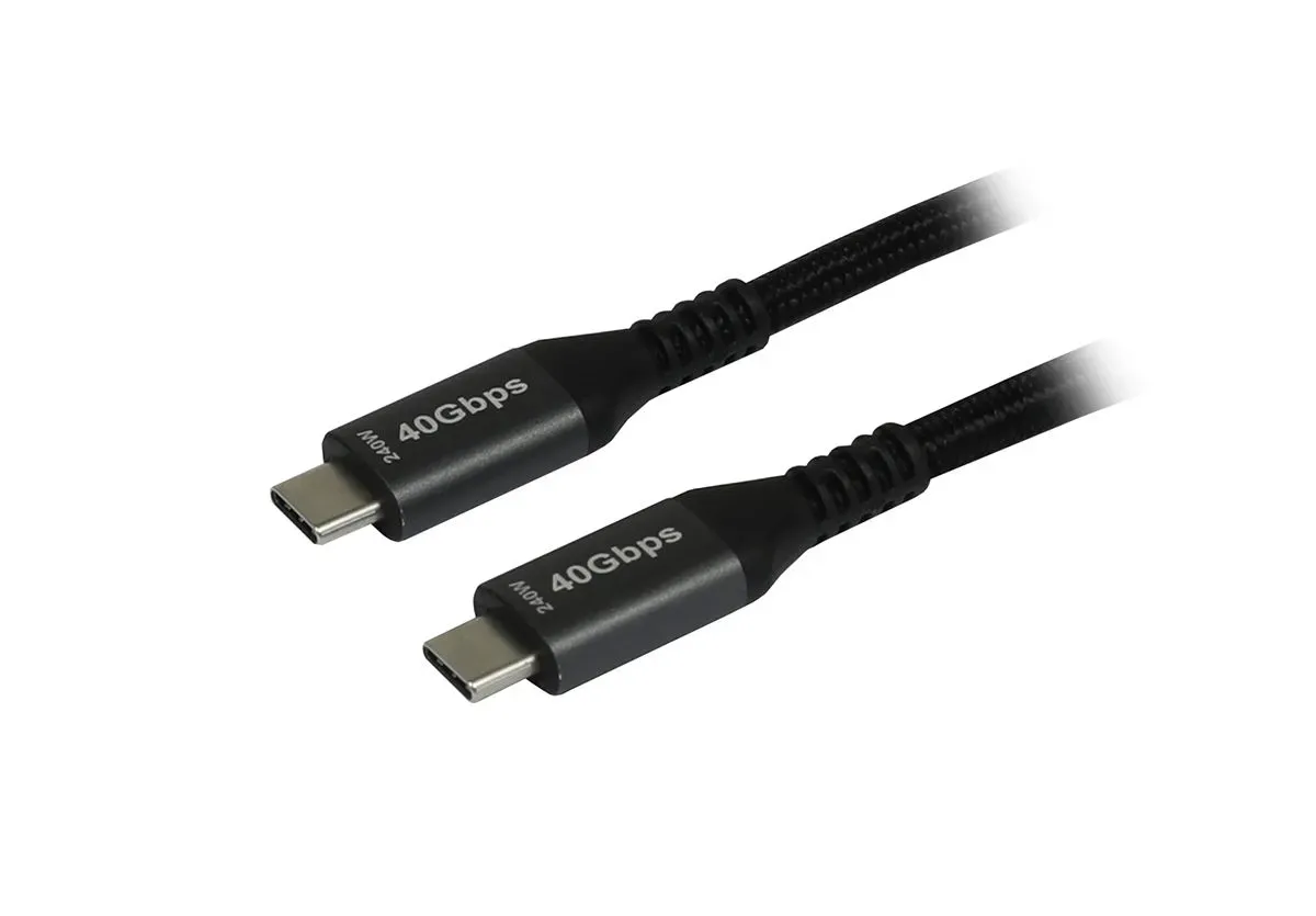 Kabel USB, C(St) => C(St), 1.5m, USB4.0, schwarz(Textil), 40G/5A, 240W, Gen 3×2, E-Marker Chip, Synergy 21, Kabel USB, C(St) => C(St), 1.5m, USB4.0, schwarz(Textil), 40G/5A, 240W, Gen 3×2, E-Marker Chip, Synergy 21,