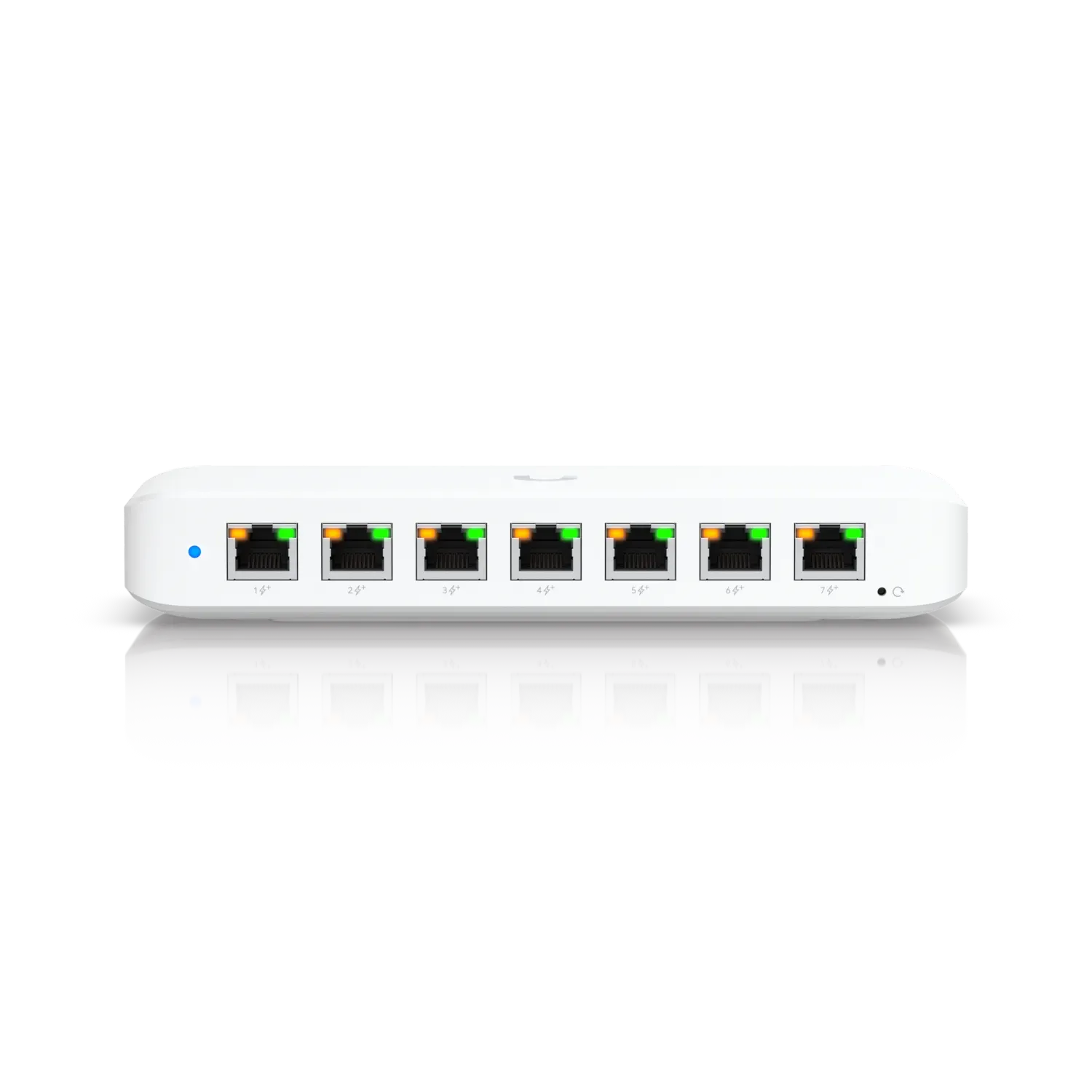 Ubiquiti Switch full managed Layer2 8 Port • 8x GbE • PoE Budget 42W • 7x PoE at • 1x PoE bt In • Desktop • Lüfterlos • UniFi • USW-Ultra Ubiquiti Switch full managed Layer2 8 Port • 8x GbE • PoE Budget 42W • 7x PoE at • 1x PoE bt In • Desktop • Lüfterlos • UniFi • USW-Ultra