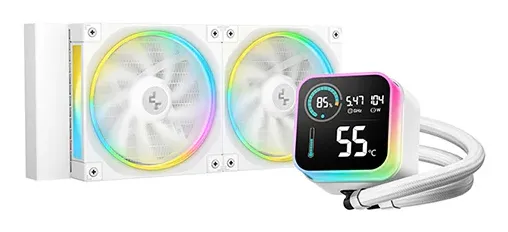 DeepCool LQ240 White Prozessor Flüssigkeitskühlung 12 cm Weiß 1 Stück(e) DeepCool LQ240 White Prozessor Flüssigkeitskühlung 12 cm Weiß 1 Stück(e)
