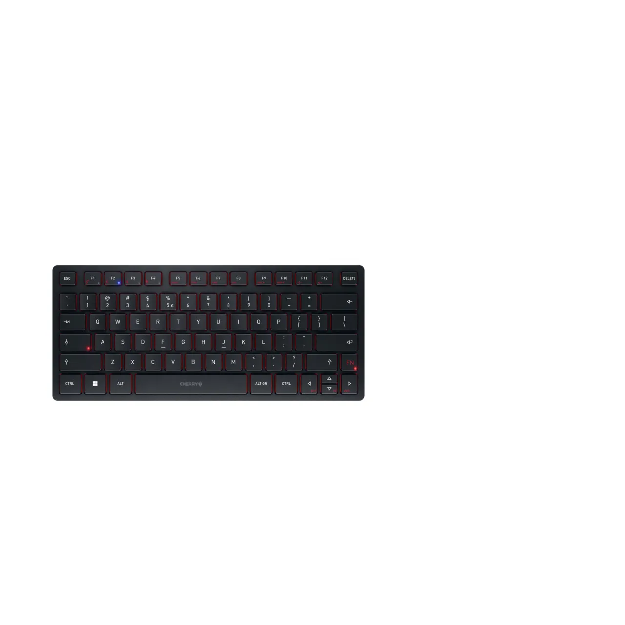 CHERRY KW 9200 MINI Tastatur Universal USB + RF Wireless + Bluetooth QWERTY Englisch Schwarz – Bild 5