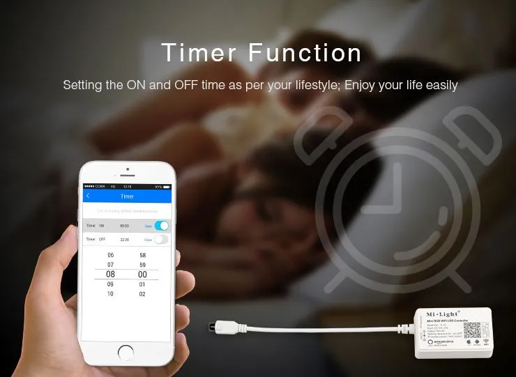 MiBoxer YL1S LED Controller Mini RGB WiFi Alexa Serie – Bild 9