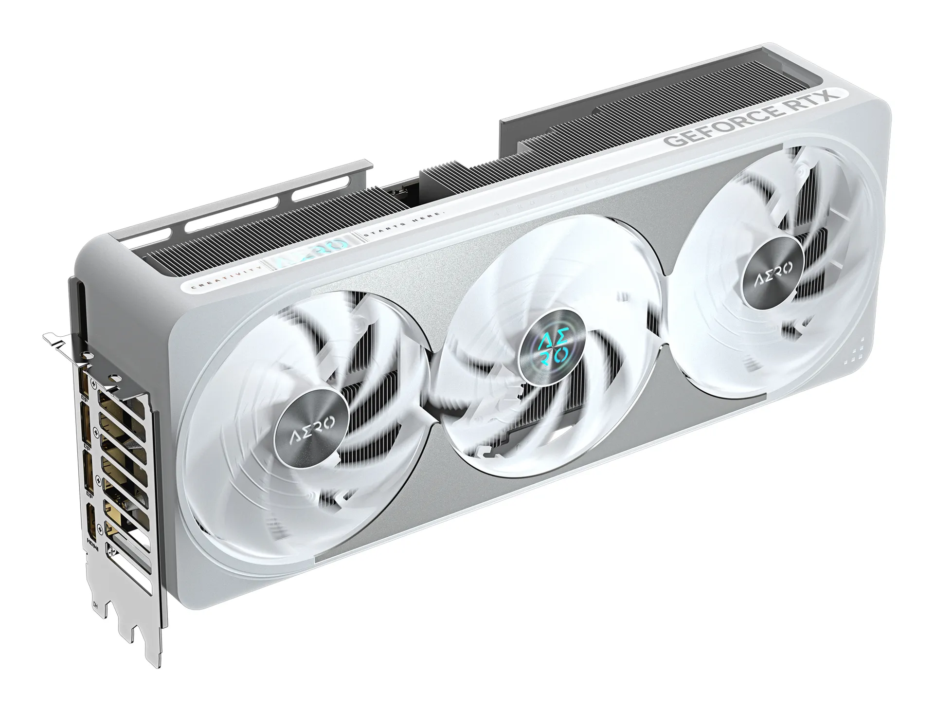 GIGABYTE GeForce RTX 5070 Ti AERO OC 16G Grafikkarte - 16GB GDDR7, 256 Bit, PCI-E 5.0, 2588 MHz Core Clock, 3 x DP 2.1a, 1 x HDMI 2.1b, NVIDIA DLSS 4, GV-N507TAERO OC-16GD – Bild 5