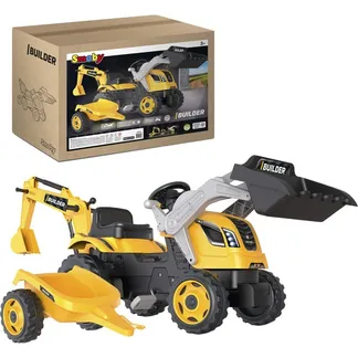 Traktor Builder Max mit Anhänger, Kinderfahrzeug Traktor Builder Max mit Anhänger, Kinderfahrzeug