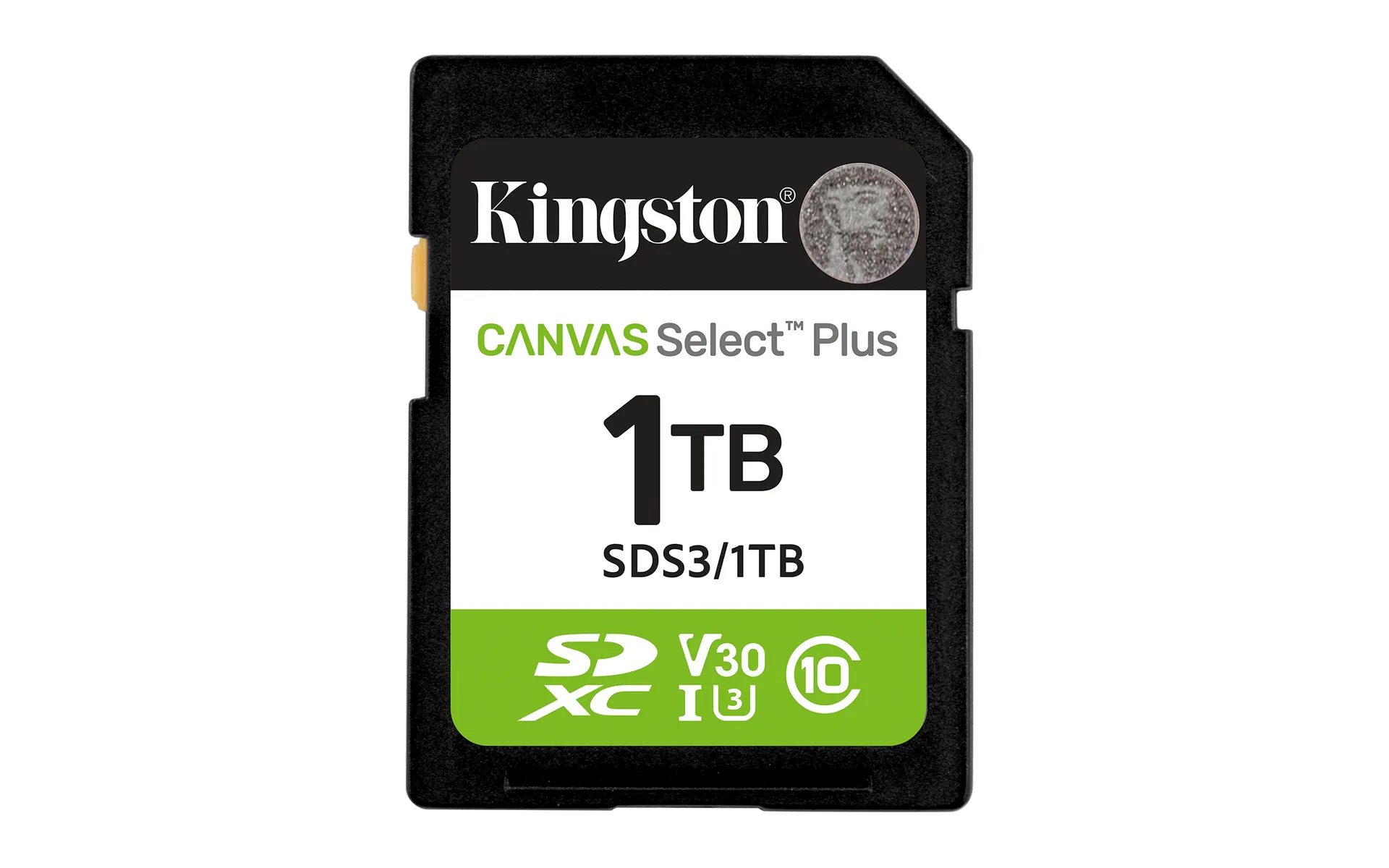Kingston Technology 1TB SDXC Canvas Select Plus Gen3 150MB/s C10 UHS-I U3 V30 Kingston Technology 1TB SDXC Canvas Select Plus Gen3 150MB/s C10 UHS-I U3 V30