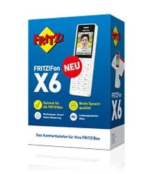 Fon FRITZ! X6 DECT-Telefon Anrufer-Identifikation Weiß – Bild 4
