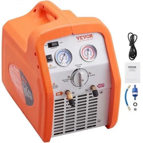 VEVOR Kältemittelabsauggerät Kältemittel Absaugstation 3/4 Ps Kältemittel Absauggerät Kältemittelrückgewinnungsmaschine 220-240 V 2,2 kg/min VEVOR Kältemittelabsauggerät Kältemittel Absaugstation 3/4 Ps Kältemittel Absauggerät Kältemittelrückgewinnungsmaschine 220-240 V 2,2 kg/min