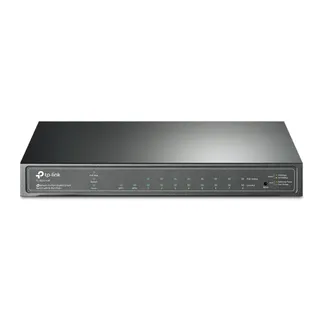 TP-Link Switch full managed Layer2 10 Port • 8x 1 GbE • PoE Budget 58 Watt • 8x PoE at • 2x SFP • 10” • Lüfterlos, Omada • SG2210P TP-Link Switch full managed Layer2 10 Port • 8x 1 GbE • PoE Budget 58 Watt • 8x PoE at • 2x SFP • 10” • Lüfterlos, Omada • SG2210P