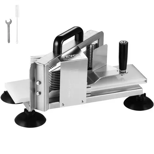VEVOR Kommerzieller Tomatenschneider, 3/16 Zoll Tomatenschneider, Hochleistungs-Zwiebelschneider aus Edelstahl, Manueller Gemüseschneider, zum Schneiden von Tomaten, Gurken, Bananen – Bild 8