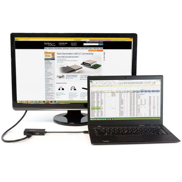 StarTech.com 3-in-1 Mini DisplayPort auf HDMI / DVI / VGA Adapter - Reiseadapter – Bild 6