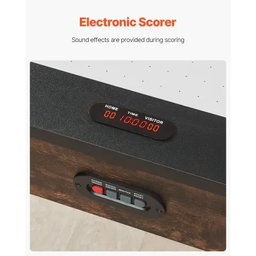 VEVOR Air Hockey Tisch (214 cm) mit 2 Pushern & 2 Pucks & elektronischem Punktezähler & X-förmigen Beinen, luftbetriebener Hockey-Spieltisch für Familienspielzimmer Partys Familientreffen Büro – Bild 3