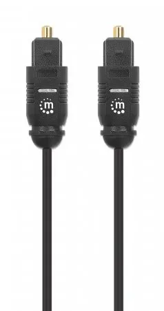 Manhattan 356060 InfiniBand/Glasfaserkabel 1 m Toslink Schwarz – Bild 3