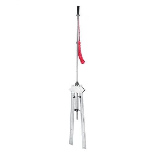 VEVOR Teichrechen, Wasser Unkrautrechen mit 157 cm max. Schnittbreite, Stahlklingen, See-Unkrautschneider mit 9 m Nylonseil, Seerechen zum Entfernen von Rohrkolben, Schilf, Seerosenblätter – Bild 10