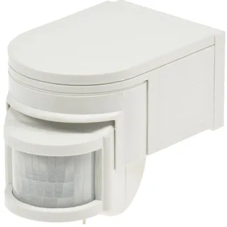 Aufputz Bewegungsmelder „CBM“ 180° IP44, 1-1000W, 3-Draht, weiß Aufputz Bewegungsmelder „CBM“ 180° IP44, 1-1000W, 3-Draht, weiß