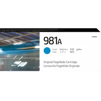 HP 981A Cyan Original PageWide Druckerpatrone HP 981A Cyan Original PageWide Druckerpatrone