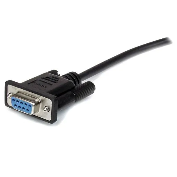 StarTech.com 1m DB9 Seriell RS232 Verlängerungskabel - DB9 RS 232 Kabel Verlängerung - St/Bu – Bild 2