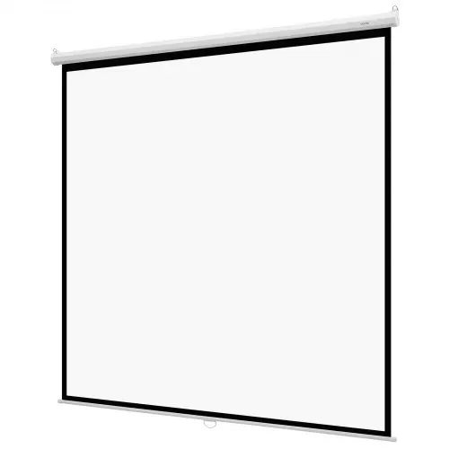 VEVOR manuelle Projektionsleinwand Beamer Leinwand, 120 Zoll 1:1 4K 1080 HD, einziehbare Projektionsleinwand, wandmontierte Filmprojektion mit Zugseil, tragbare Rolloleinwand Heimkino – Bild 9