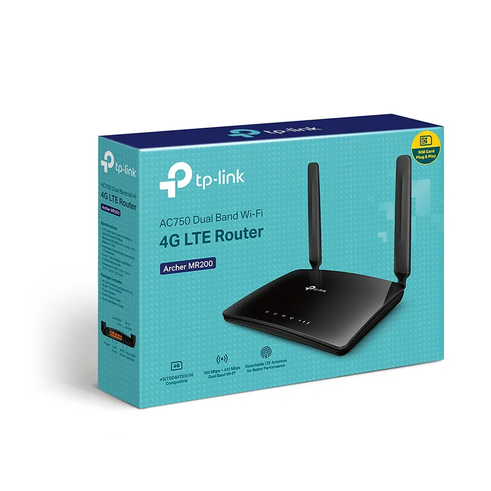 TP-Link Archer AC750 Wireless Dual Band 4G LTE Router – Bild 5