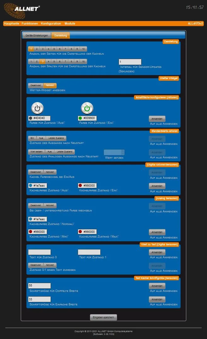 ALLNET MSR IO Zentrale ALL4175v2 / Netzwerk Schaltgerät 4fach Relais 230VAC/10A – Bild 4