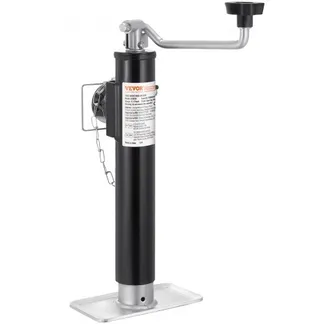 VEVOR-Anhängerheber, 907kg dynamische Tragkraft, anschweißbarer, Ausdrehstütze mit Rohrmontage, 283-533mm Abstellstütze für Anhänger für Wohnwagenanhänger, Pferdeanhänger, Nutzanhänger & Yachtanhänger VEVOR-Anhängerheber, 907kg dynamische Tragkraft, anschweißbarer, Ausdrehstütze mit Rohrmontage, 283-533mm Abstellstütze für Anhänger für Wohnwagenanhänger, Pferdeanhänger, Nutzanhänger & Yachtanhänger