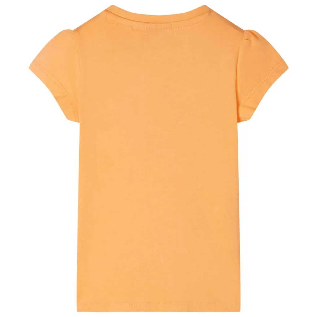 vidaXL Kinder-T-Shirt Hellorange 92 – Bild 2
