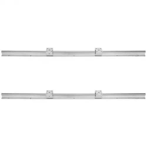 VEVOR Linearführung Linearschiene 2 Stk. SBR12-1000mm Kohlenstoffstahl Aluminium Führungsschiene mit 4 Stk.SBR12UU-Gleitblöcke Linearlager Lagerblock CNC Teile für 3D Drucker Fräs-/Drehmaschine – Bild 10