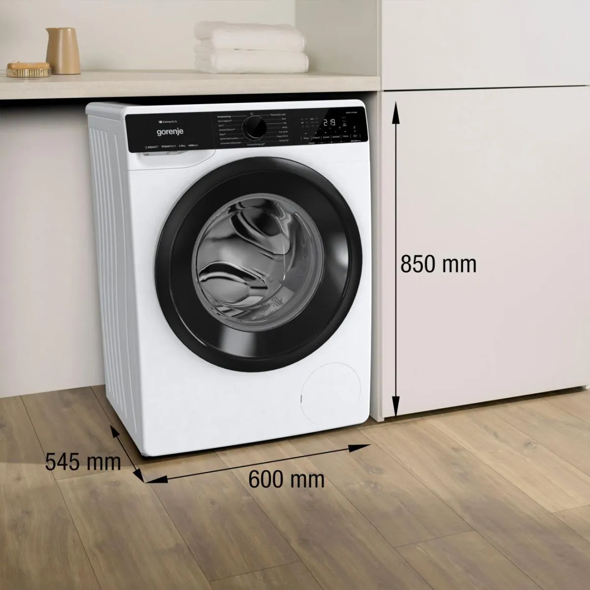 Gorenje G600 Waschmaschine WPNA94A1TS BK070 – Bild 2