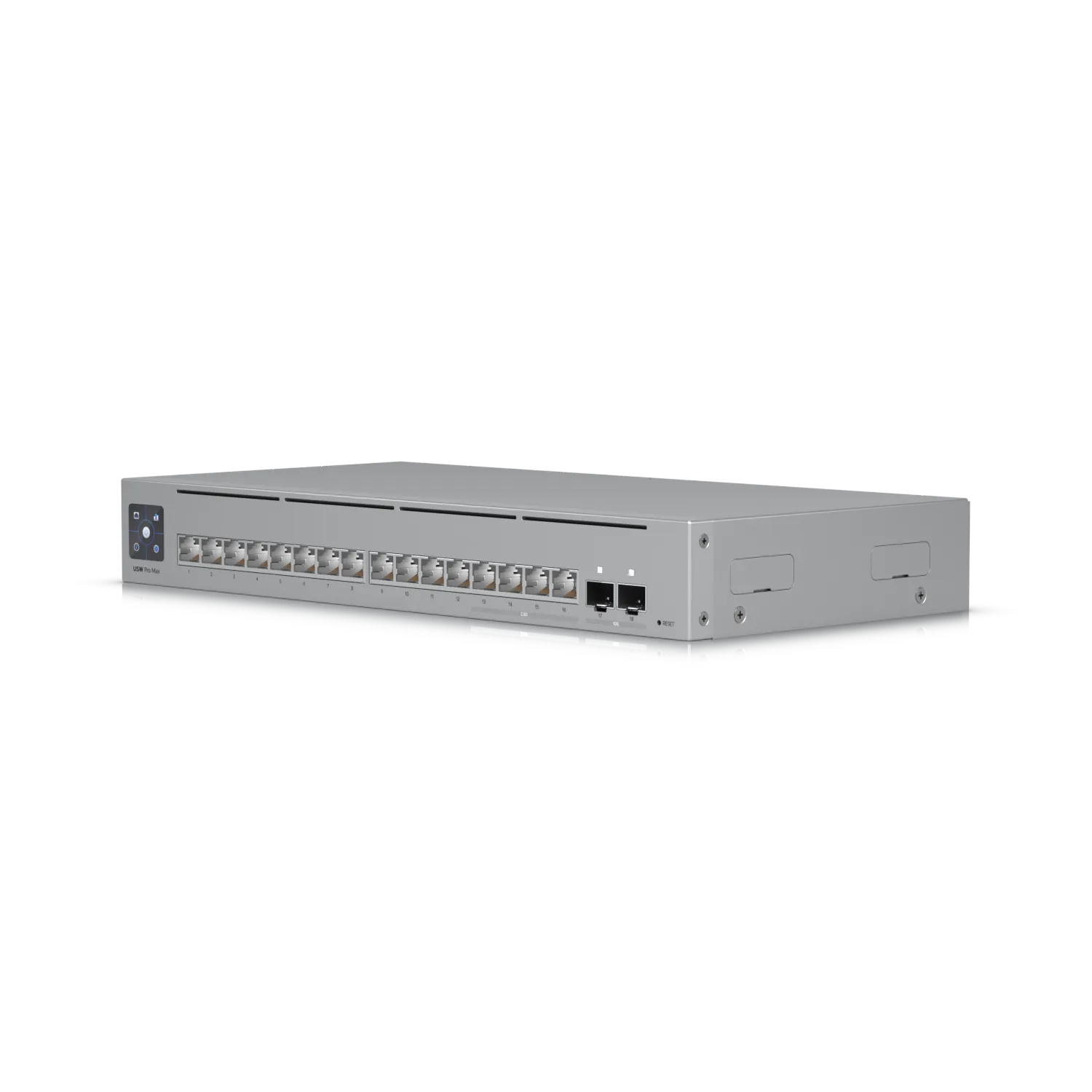 Ubiquiti Switch full managed Layer3 18 Port • 4x 2,5 GbE • 12x GbE • 2x SFP+ • Desktop • Lüfterlos • UniFi • USW-Pro-Max-16 – Bild 3