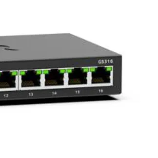 NETGEAR GS316 Unmanaged L2 Gigabit Ethernet (10/100/1000) Schwarz NETGEAR GS316 Unmanaged L2 Gigabit Ethernet (10/100/1000) Schwarz