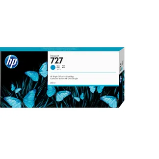 HP 727 Cyan DesignJet Tintenpatrone, 300 ml HP 727 Cyan DesignJet Tintenpatrone, 300 ml