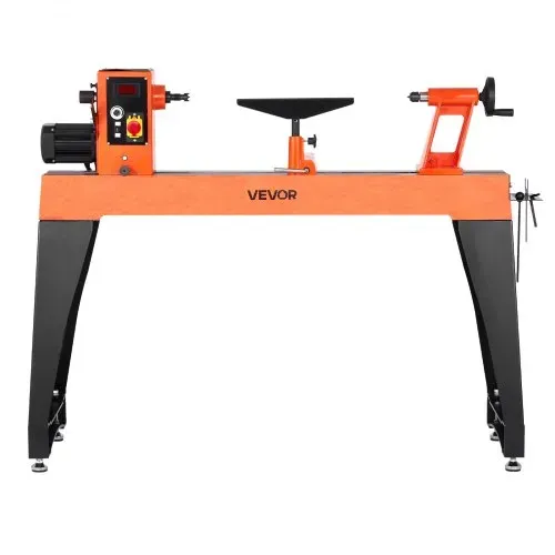 VEVOR Drechselbank, 2 PS, Drechselmaschine mit variabler Drehzahl von 0 bis 3200 U/min, Drehtischmaschine 457x1020 mm Werkbank, Drehbank, für mittlere bis große Holzbearbeitungsprojekte – Bild 8
