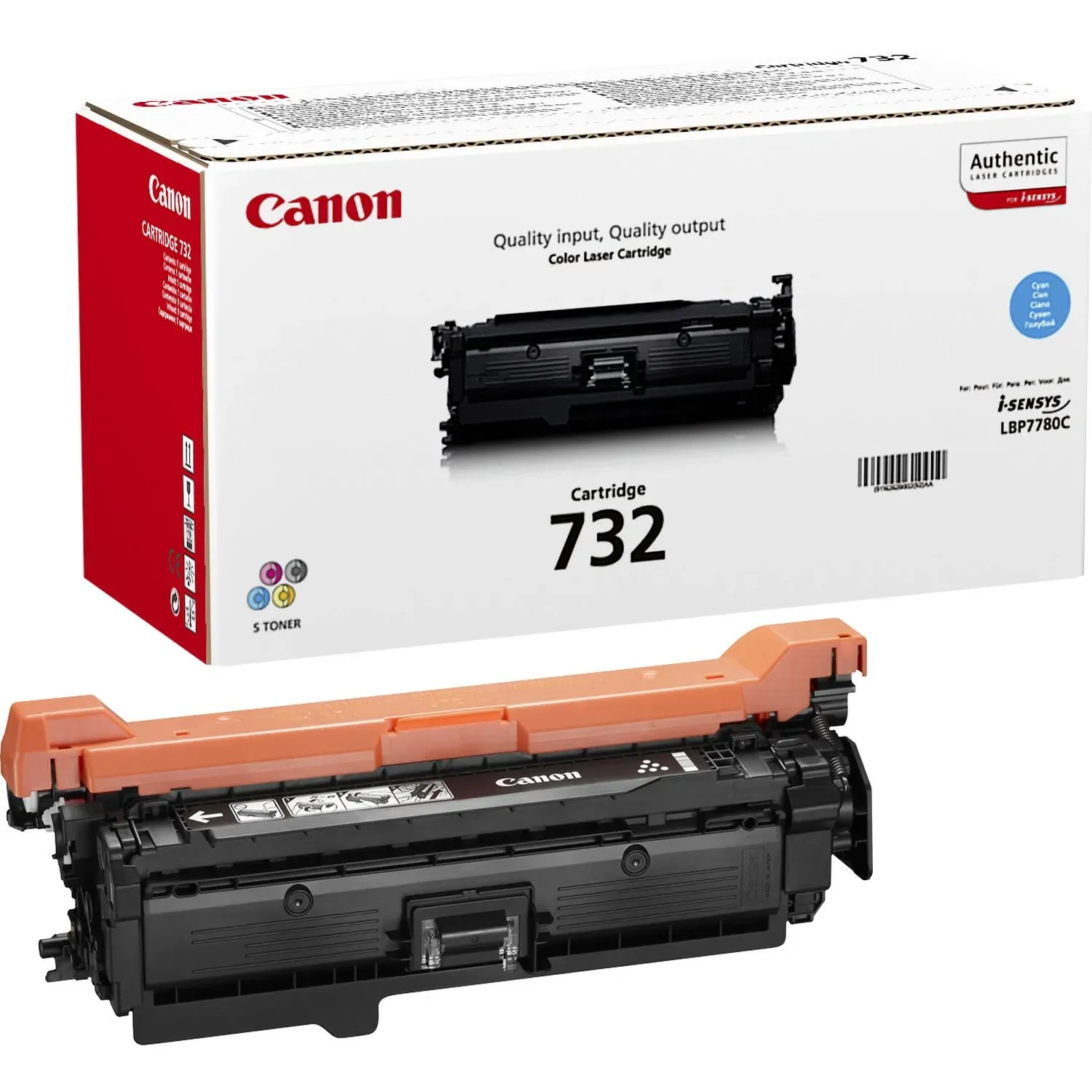 Canon 732C Tonerkartusche 1 Stück(e) Original Cyan – Bild 2