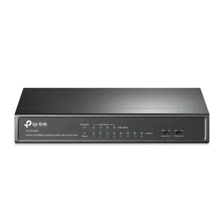TP-Link 8-Port 10/100Mbps Desktop Switch mit 4-Port PoE+ TP-Link 8-Port 10/100Mbps Desktop Switch mit 4-Port PoE+
