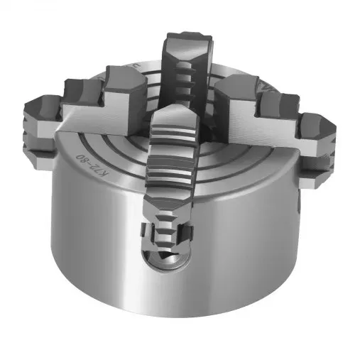 VEVOR 4-Backen-Drehfutter, 80 mm, Spannfutter, 5-80 mm Spannbereich mit T-Schlüssel-Befestigungsschrauben, umkehrbare Backen, HT300-Material, für Holz-Metall-Drehmaschine – Bild 8