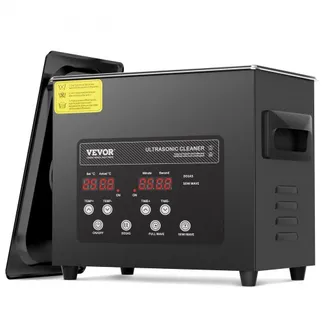 VEVOR 3 L Ultraschallreiniger 120 W digitales Ultraschallreinigungsgerät mit Schonmodus & verbesserter Entgasung, 40 kHz industrieller Schmuckreiniger mit Heizung & Timer, für Brillen Uhren Schwarz VEVOR 3 L Ultraschallreiniger 120 W digitales Ultraschallreinigungsgerät mit Schonmodus & verbesserter Entgasung, 40 kHz industrieller Schmuckreiniger mit Heizung & Timer, für Brillen Uhren Schwarz